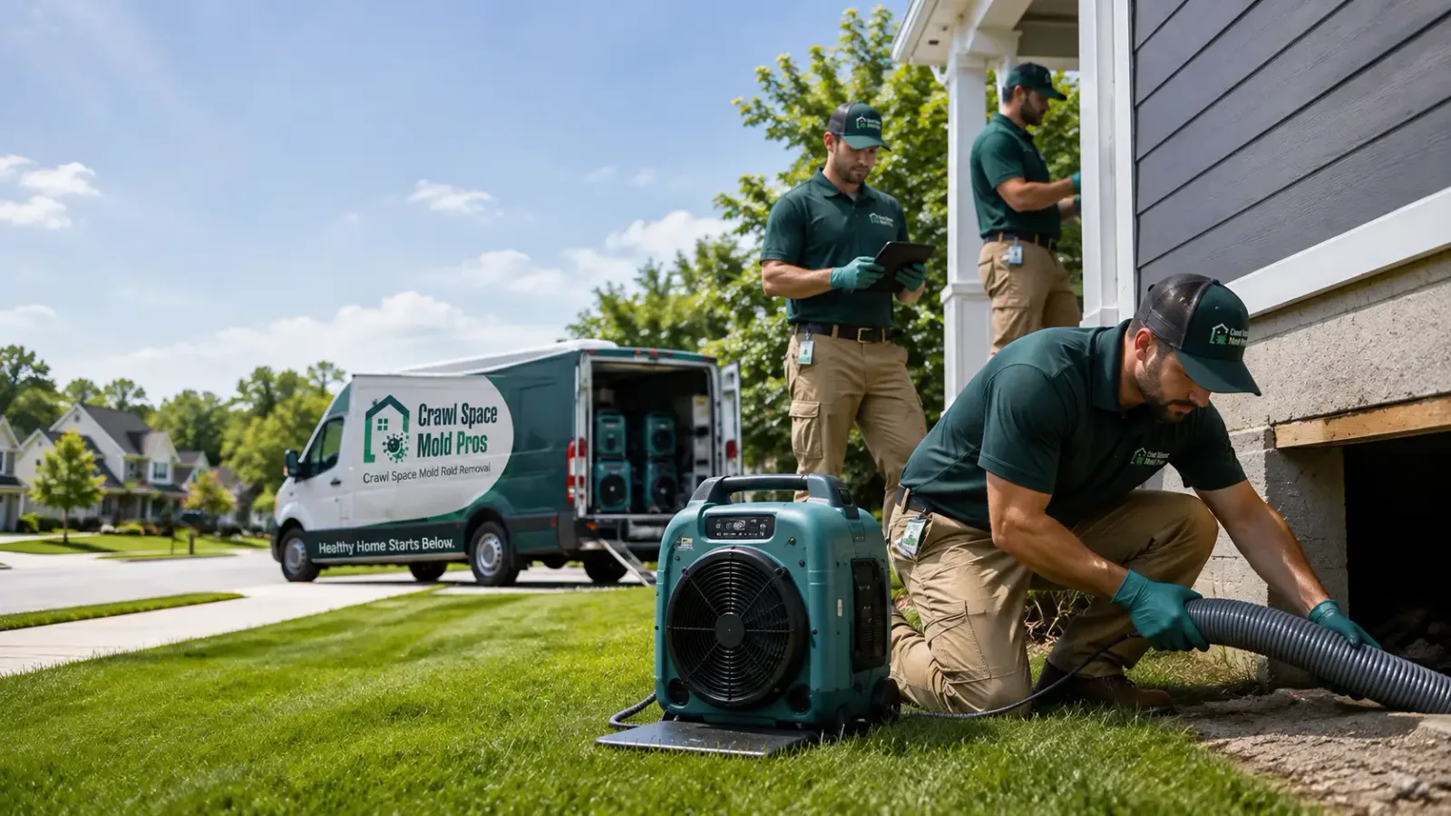 Crawl Space Mold Removal in Escalon, CA